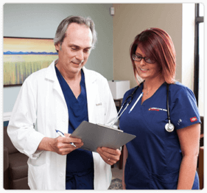 urgent care doctors talking